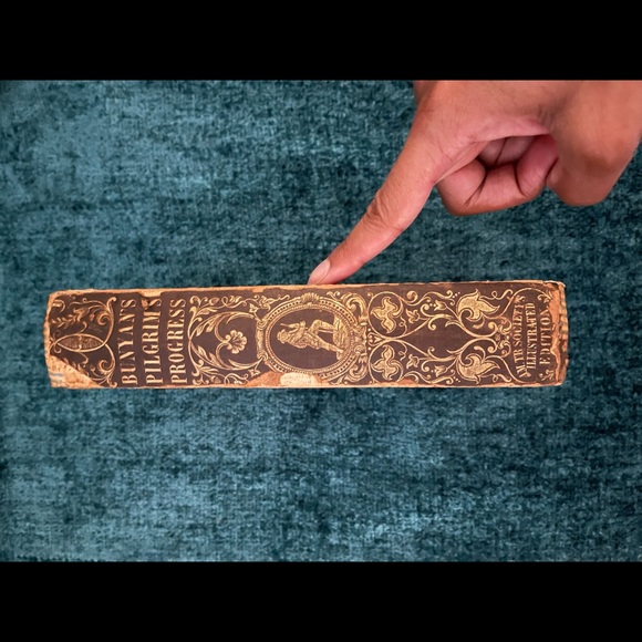 The Pilgrim's Progress 19th C. ANTIQUE by John Bunyan ATS Illustrated Ed. - Picture 7 of 10